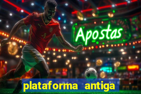 plataforma antiga de jogos